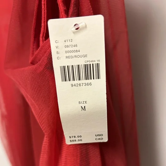 NWT Pilcro Graphic Band Tulle Tee / Red Horse 1976 - Picture 6 of 7